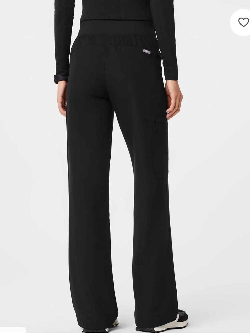 Figs Isabel High-Rise Wide-Leg Scrub Pant - Picture 3 of 10